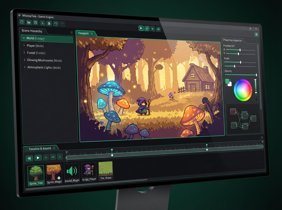 WhimsyTale product preview — Blackboard Studios